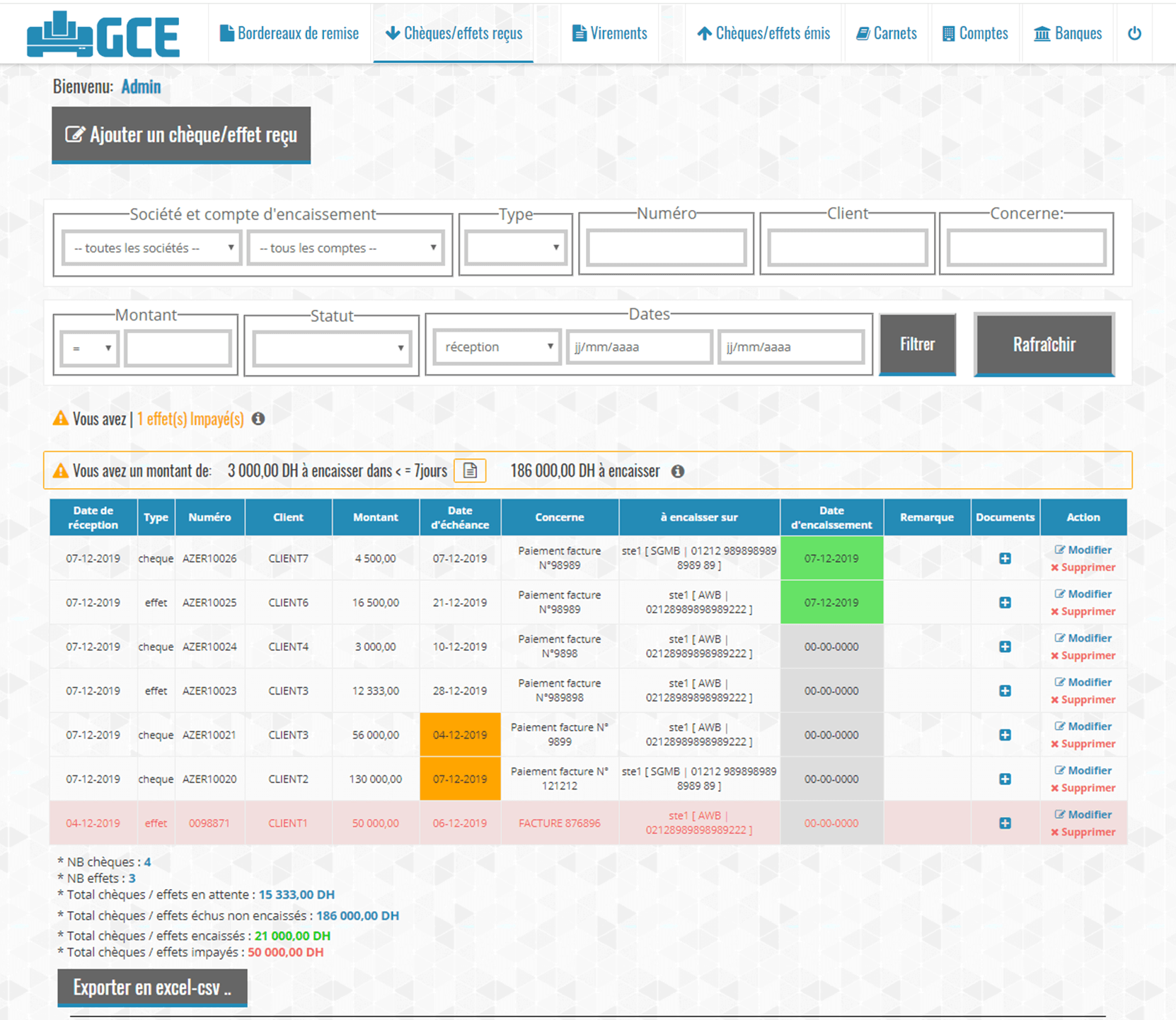 impression chéques et effets maroc